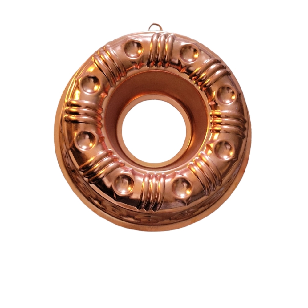 Vintage copper gelatin mold